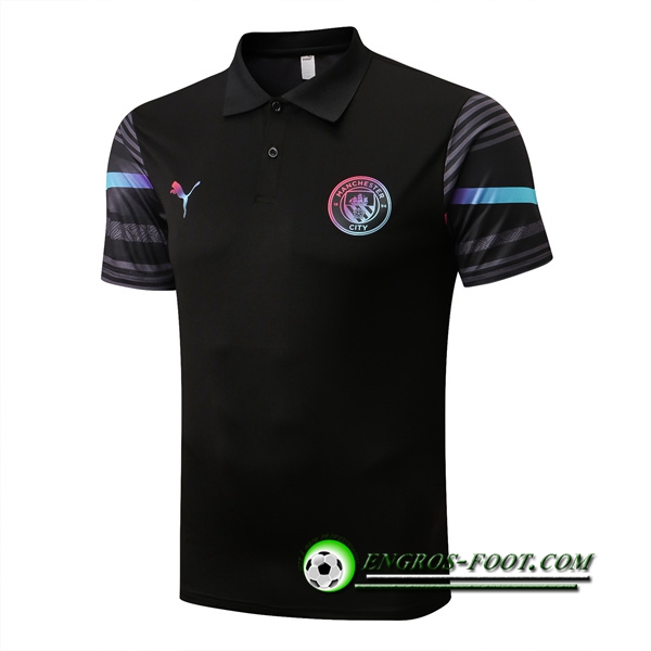 Polo Foot Manchester City Noir 2022/2023