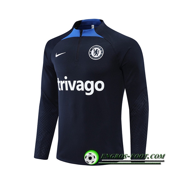 Sweatshirt Training FC Chelsea Noir 2022/2023
