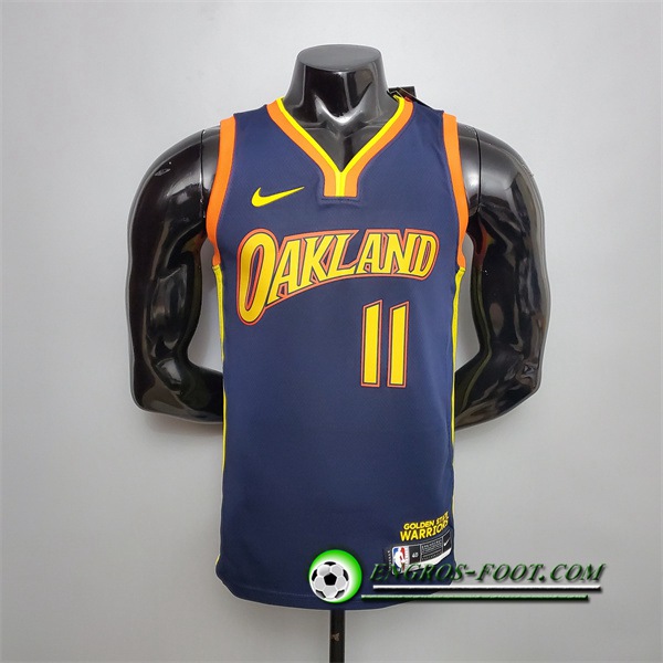 Nouveau Maillot Golden State Warriors (Thompson #11) Bleu Royal City Edition