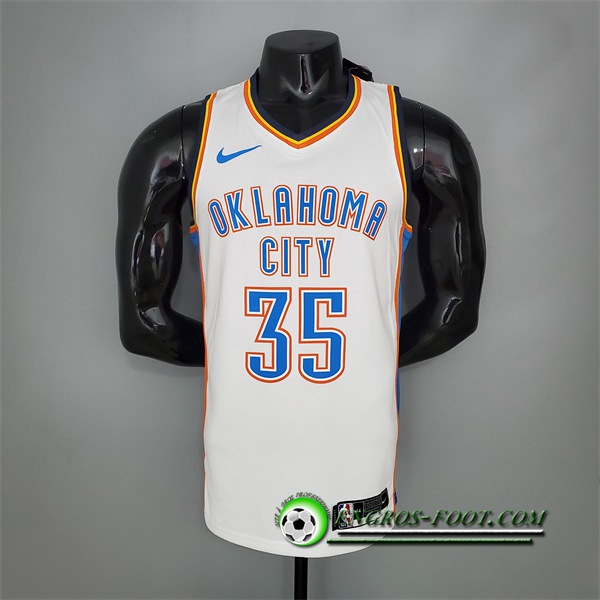 Maillot Oklahoma City Thunder (Durant #35) Blanc