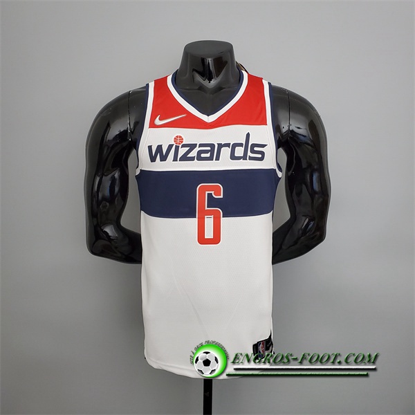 Maillot Washington Wizards (Harrell #6) Noir/Rouge/Blanc 75th Anniversary