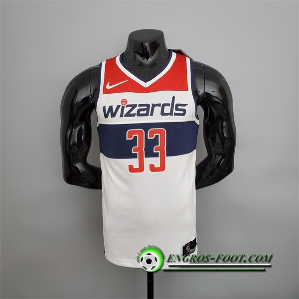 Maillot Washington Wizards (Kuzma #33) Noir/Rouge/Blanc 75th Anniversary