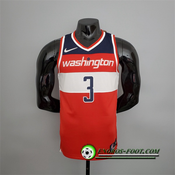 Maillot Washington Wizards (Beal #3) Rouge/Blanc/Bleu 75th Anniversary