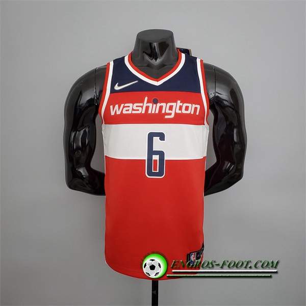 Maillot Washington Wizards (Harrell #6) Rouge/Blanc/Bleu 75th Anniversary