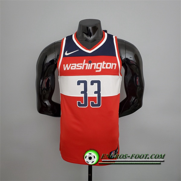 Maillot Washington Wizards (Kuzma #33) Rouge/Blanc/Bleu 75th Anniversary