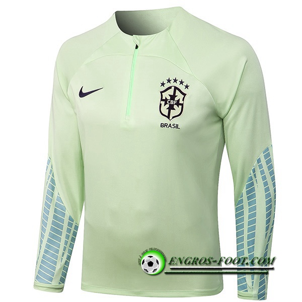 Sweatshirt Training Bresil Vert 2022/2023