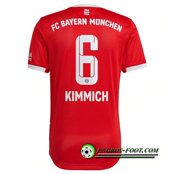 Maillot de Foot Bayern Munich (KIMMICH #6) 2022/23 Domicile