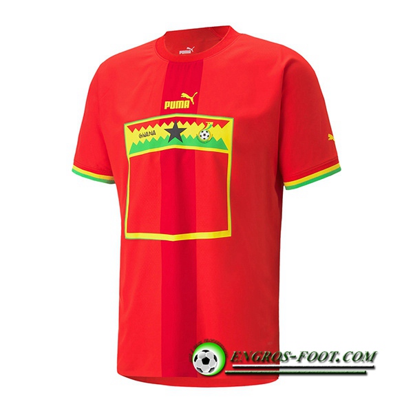 Nouveau Maillot Equipe Foot Ghana Exterieur 2022/2023
