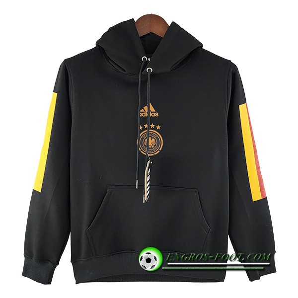 Sweatshirt Training Capuche Allemagne Noir 2022/2023