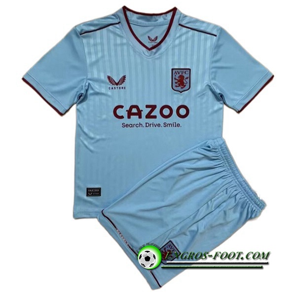 Nouveau Maillot de Foot Aston Villa Enfant Exterieur 2022/2023