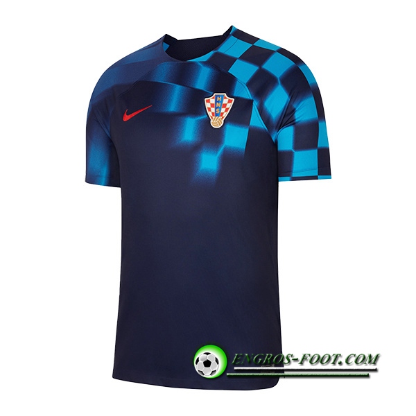 Nouveau Maillot Equipe Foot Croatie Exterieur 2022/2023