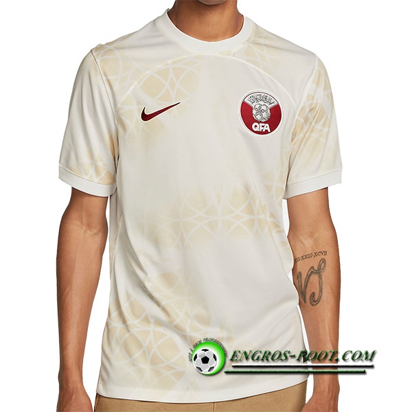 Nouveau Maillot Equipe Foot Qatar Exterieur 2022/2023