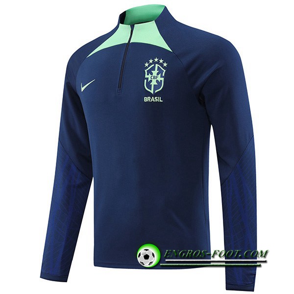 Sweatshirt Training Bresil Bleu Marins 2022/2023