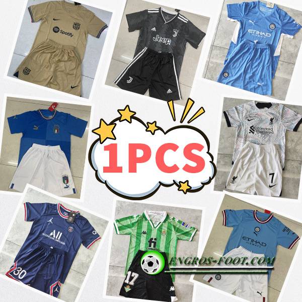 Maillot de Foot Enfant - Envoyé au Hasard 1PCS
