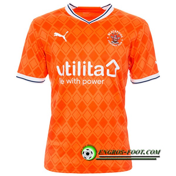 Nouveau Maillot de Foot Blackpool Domicile 2022/2023