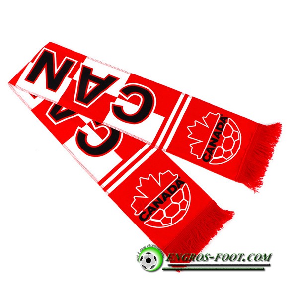 Nouveau Echarpes Coupe Du Monde 2022 Canada Rouge/Blanc