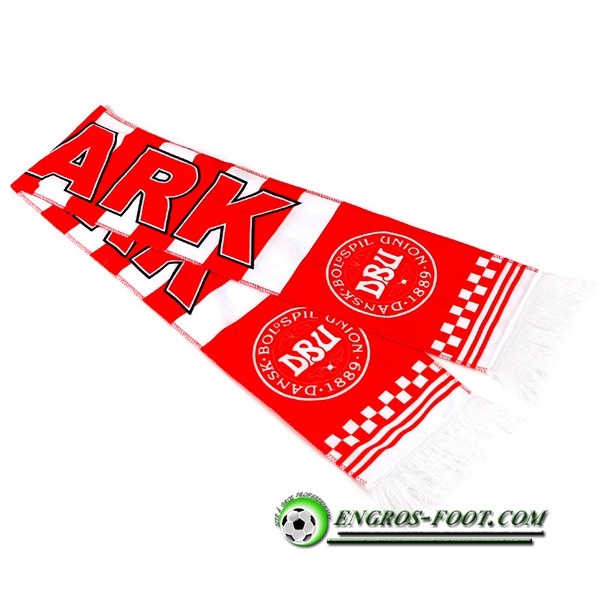 Nouveau Echarpes Coupe Du Monde 2022 Danemark Rouge/Blanc