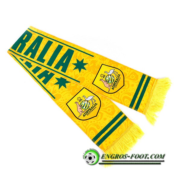 Nouveau Echarpes Coupe Du Monde 2022 Australie Jaune/Vert
