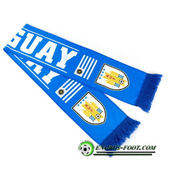 Nouveau Echarpes Coupe Du Monde 2022 Uruguay Bleu