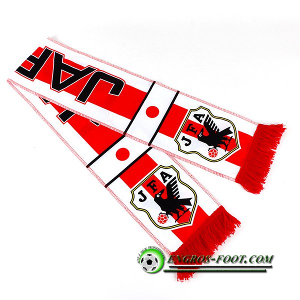 Nouveau Echarpes Coupe Du Monde 2022 Japon Blanc/Rouge/Noir