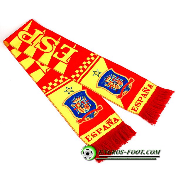 Nouveau Echarpes Coupe Du Monde 2022 Espagne Rouge/Jaune