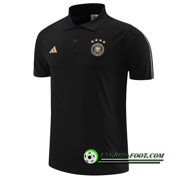 Polo Foot Allemagne Noir 2022/2023