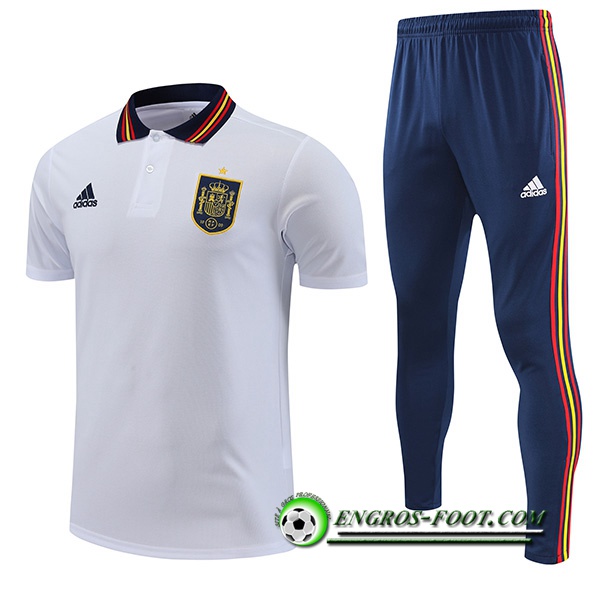 Ensemble Polo Espagne Blanc 2022/2023