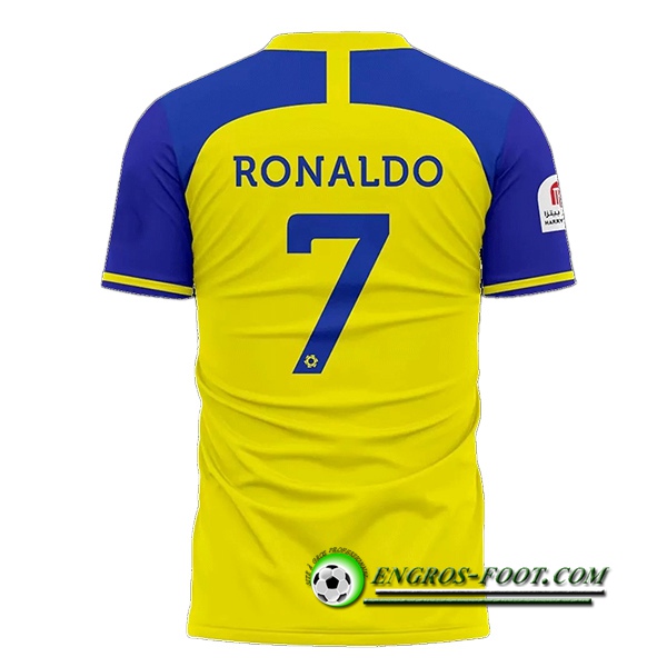 Nouveau Maillot de Foot Al-Nassr (RONALDO #7) Domicile 2022/2023