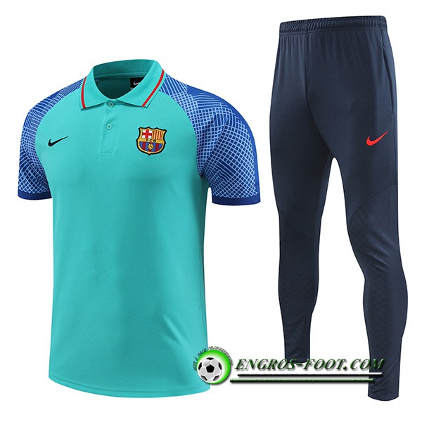 Ensemble Polo FC Barcelone Vert 2022/2023