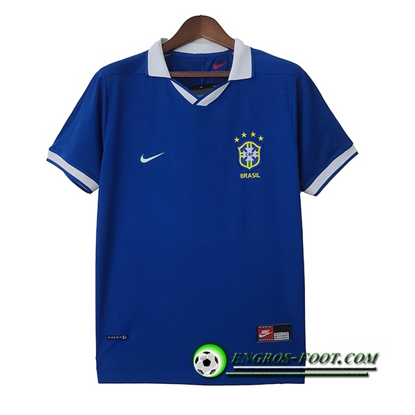 Polo Foot Bresil Retro Exterieur Bleu 1997