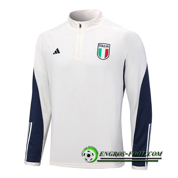 Sweatshirt Training Italie Blanc 2023/2024
