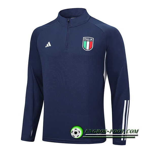 Sweatshirt Training Italie Bleu Marine 2023/2024