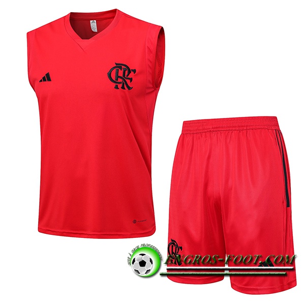 Ensemble Training Debardeur + Shorts Flamengo Rouge 2023/2024