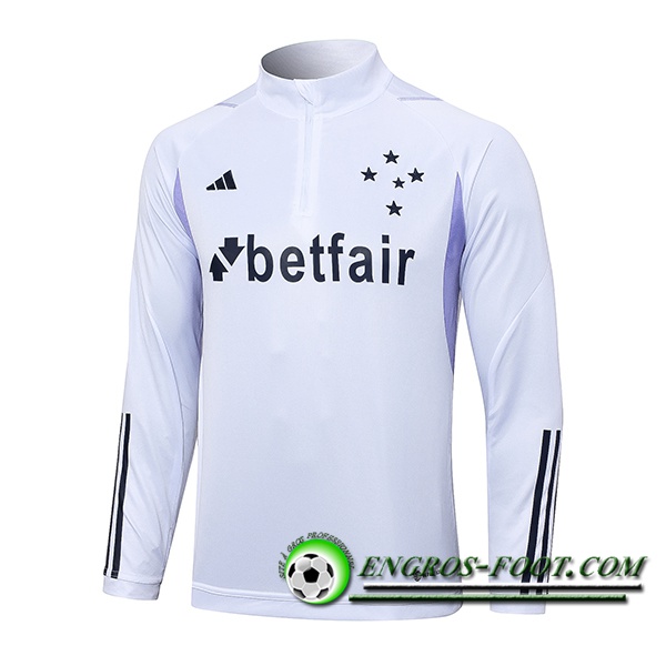 Sweatshirt Training Cruzeiro EC Blanc 2023/2024