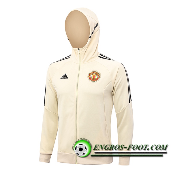 Veste A Capuche Manchester United Jaune 2023/2024