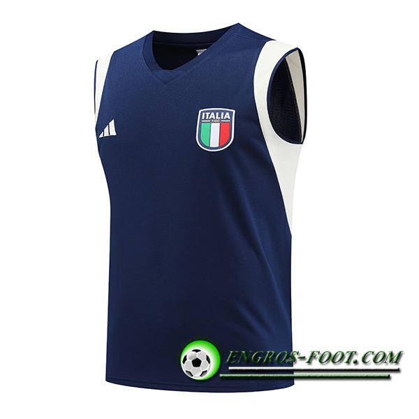 Training Debardeur Italie Bleu Marine 2023/2024