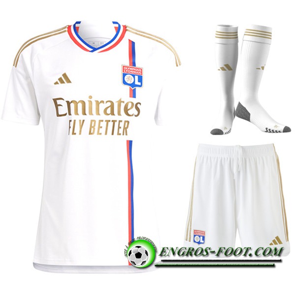Ensemble Maillot Lyon Domicile (Short + Chaussettes) 2023/2024