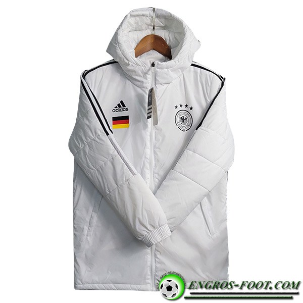Veste A Capuche Allemagne Blanc 2023/2024