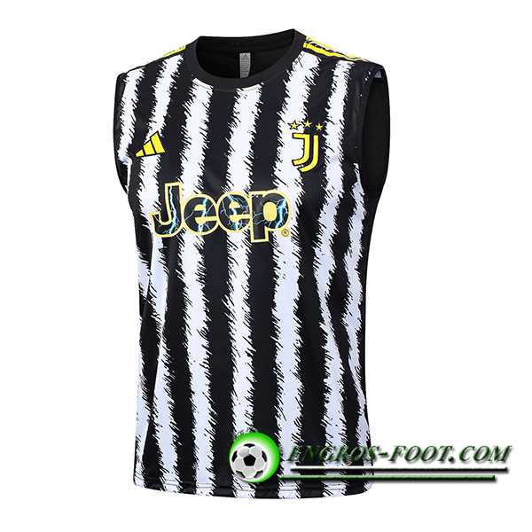 Training Debardeur Juventus Noir/Blanc 2023/2024 -03