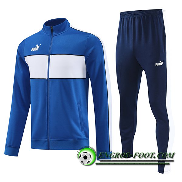 Ensemble Survetement de Foot - Veste PUMA Bleu 2023/2024