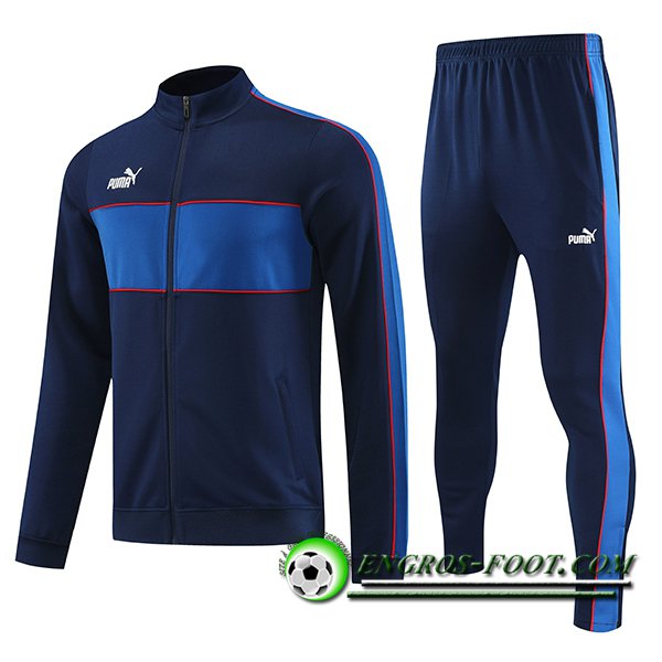 Ensemble Survetement de Foot - Veste PUMA Bleu Marine 2023/2024