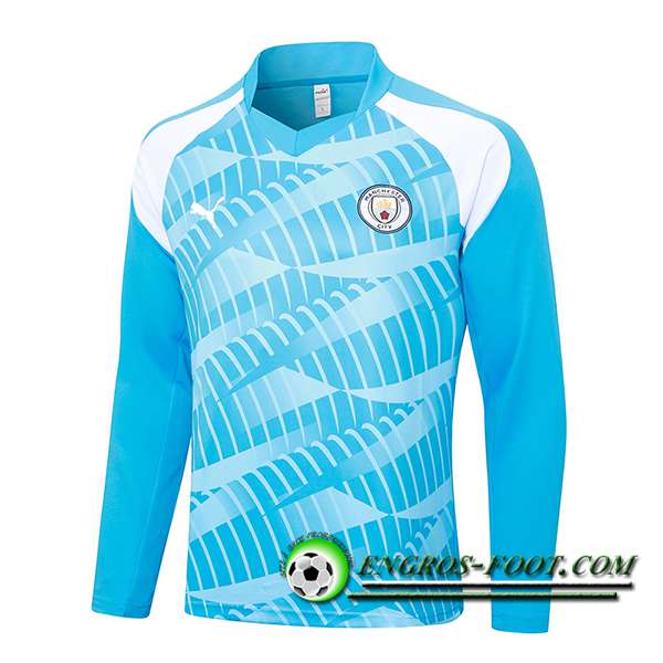 Sweatshirt Training Manchester City Bleu 2023/2024