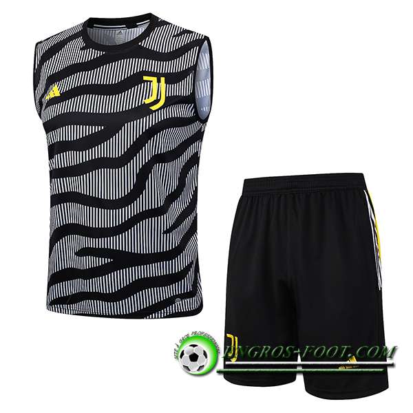 Ensemble Training Debardeur + Shorts Juventus Gris 2023/2024