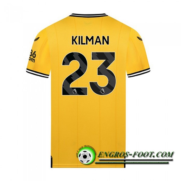 Maillot de Foot Wolves (KILMAN #23) 2023/2024 Domicile