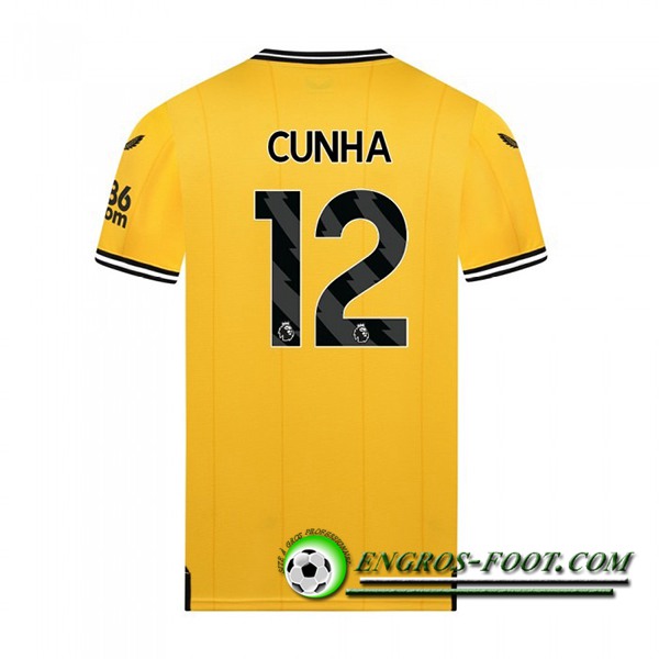 Maillot de Foot Wolves (CUNHA #12) 2023/2024 Domicile