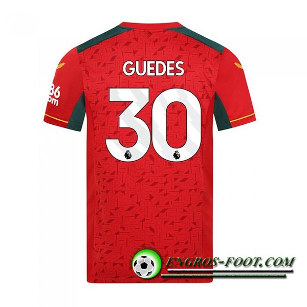 Maillot de Foot Wolves (GUEDES #30) 2023/2024 Exterieur