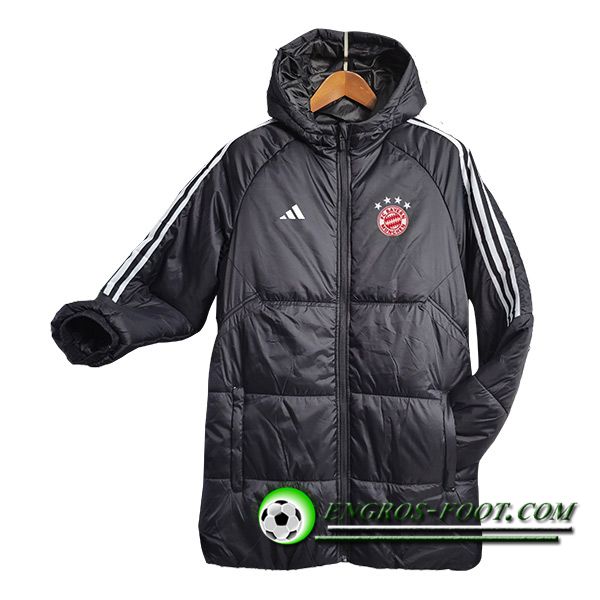 Nouveau Doudoune A Capuche Bayern Munich Blanc 2023/2024 -02