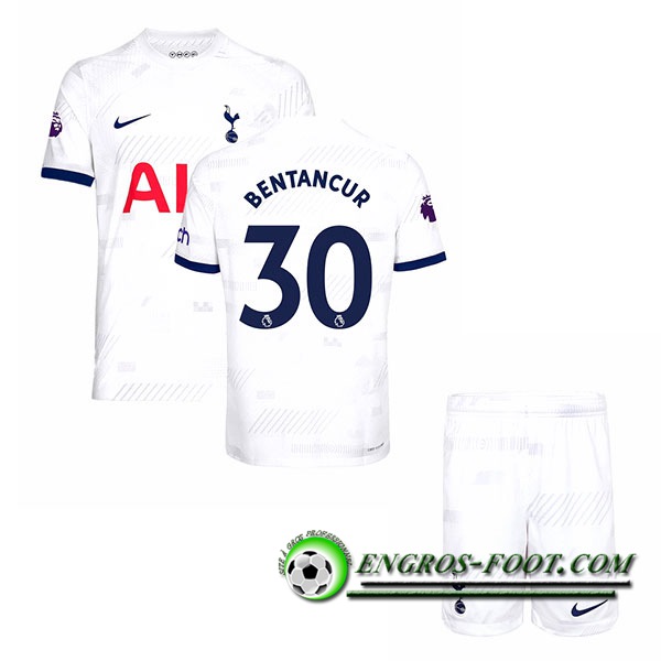Maillot de Foot Tottenham Hotspur (BENTANCUR #30) Enfants 2023/2024 Domicile