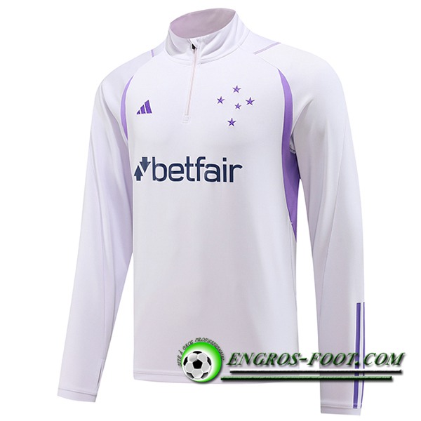 Sweatshirt Training Cruzeiro EC Blanc 2023/2024 -02