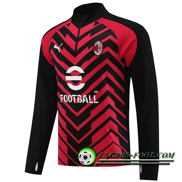 Sweatshirt Training Milan AC Rouge/Noir 2023/2024